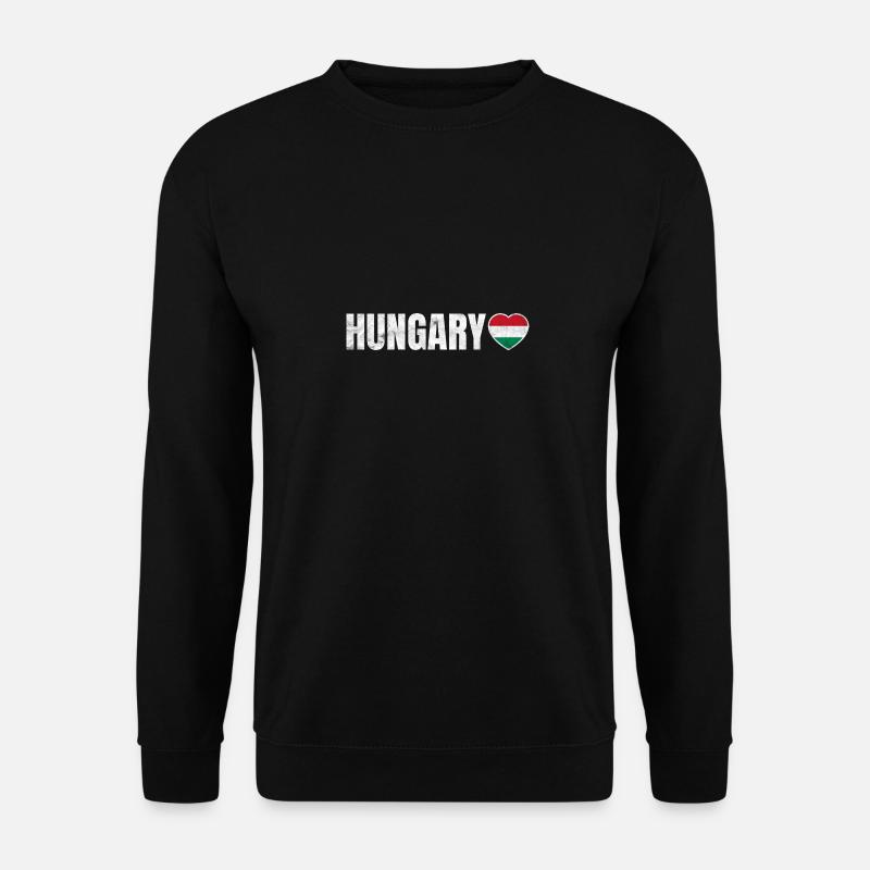 Ungarn - Unisex Pullover - Schwarz