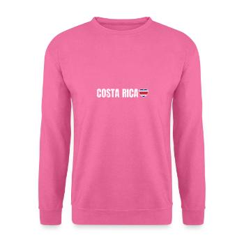 Costa Rica - Sweat-shirt Unisexe - rose - Devant