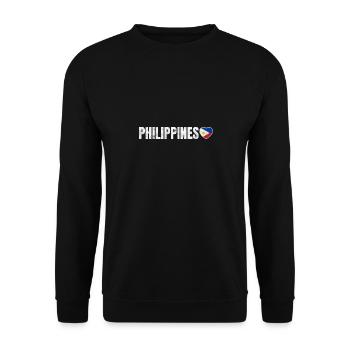 Philippines - Sweat-shirt Unisexe - noir - Devant - Alina (178cm) & Michal (187cm)