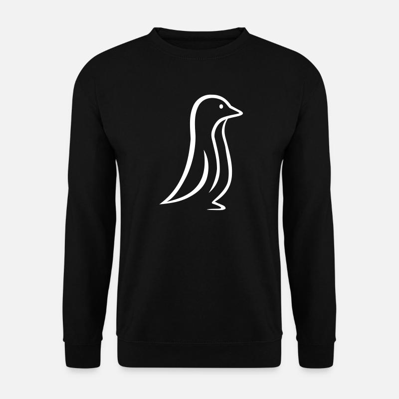 penguin - Unisex Sweatshirt - black