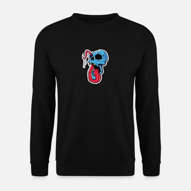 Schädel - odissé - Unisex Pullover - Schwarz