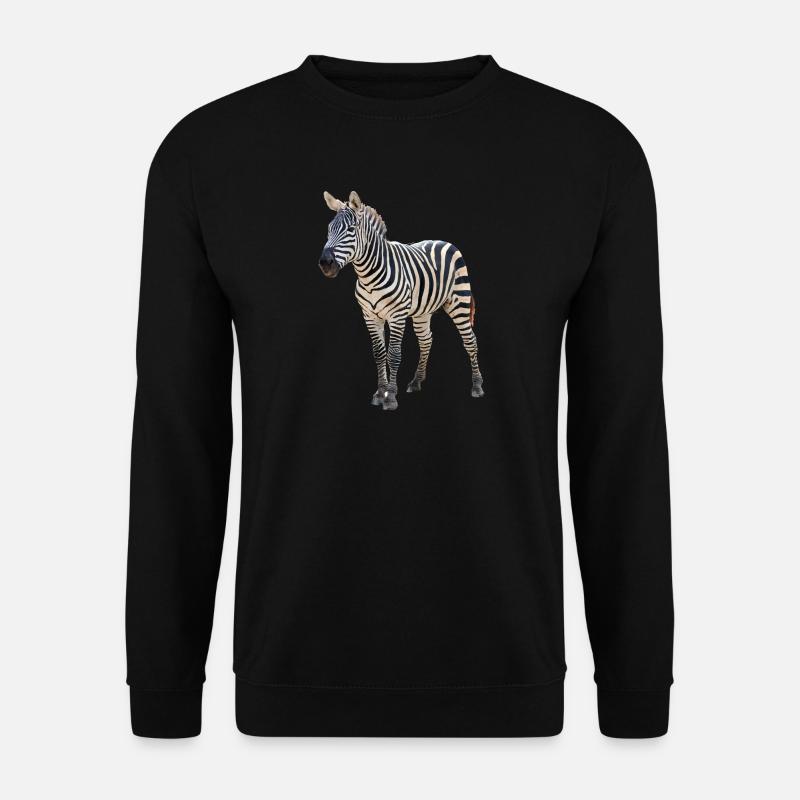 Zebra - Unisex Pullover - Schwarz