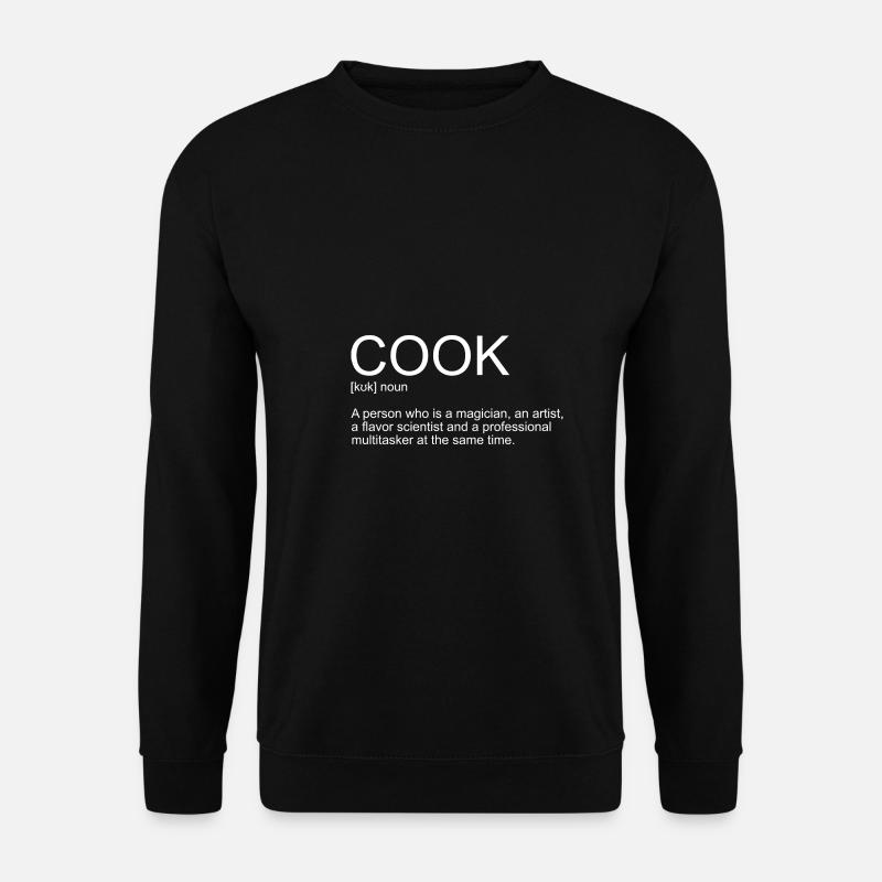 Koch Definition Definition Koch - Unisex Pullover - Schwarz