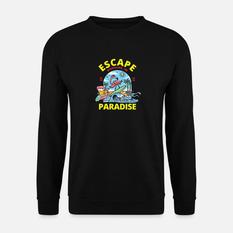 Tropical Vacation Shirt - Unisex Sweatshirt - black
