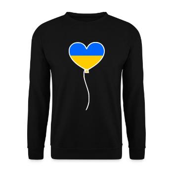 Ukraine - Unisex Sweatshirt - black - Front - Alina (178cm) & Michal (187cm)