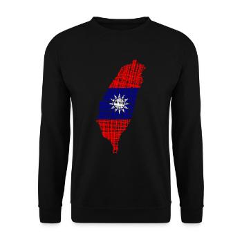 Taiwan - Unisex Pullover - Schwarz - Vorne - Alina (178cm) & Michal (187cm)