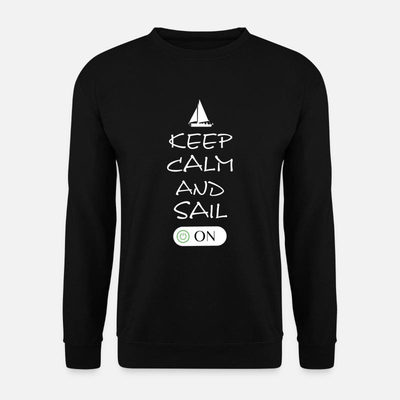 Segeln Segelboot Sailing - Unisex Pullover - Schwarz