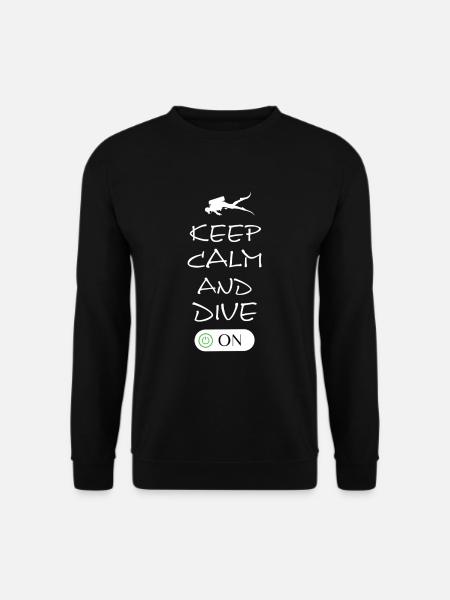 tauchen diving - Unisex Pullover - Schwarz