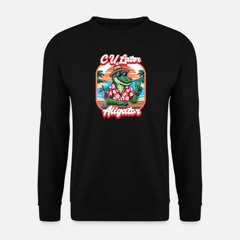 CU Aligator ultérieur - Sweat-shirt Unisexe - noir