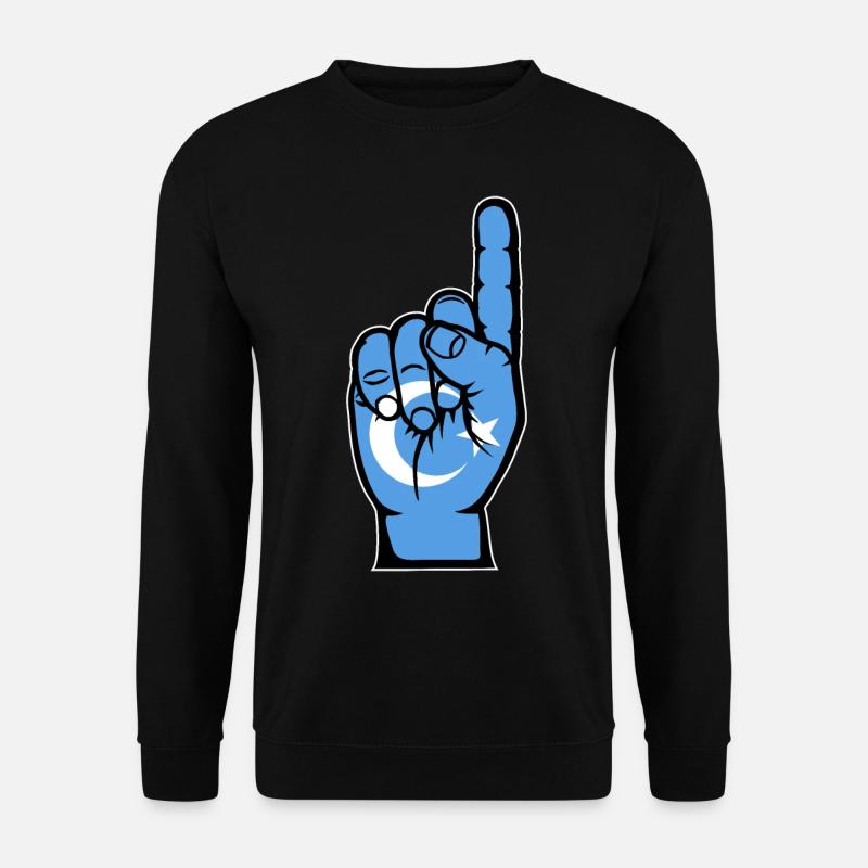 Drapeau ouïghour numéro 1 - Sweat-shirt Unisexe - noir