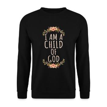 Gott Jesus Bibel Kirche Christliches Geschenk - Unisex Pullover - Schwarz - Vorne - Alina (178cm) & Michal (187cm)