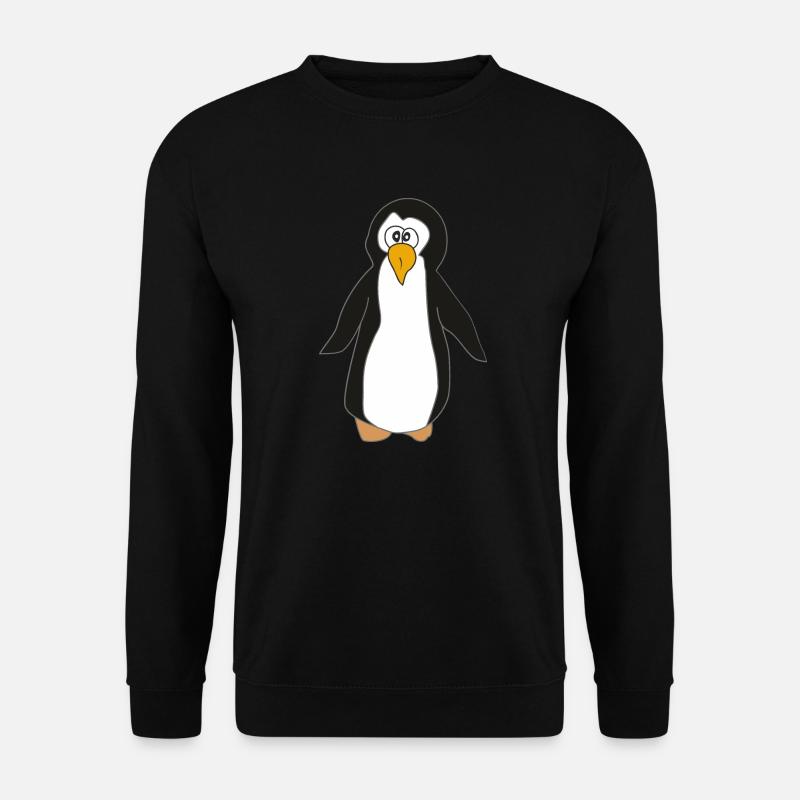 Funny penguin - Unisex Sweatshirt - black