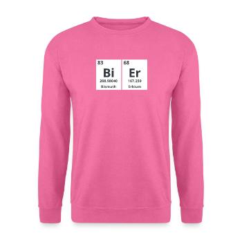 Bier chemische Formel - Unisex Pullover - Pink - Vorne