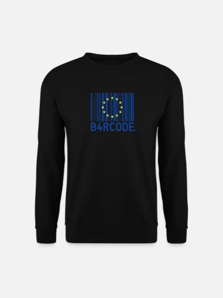 B4RCODE. European Union - Unisex Pullover - Schwarz