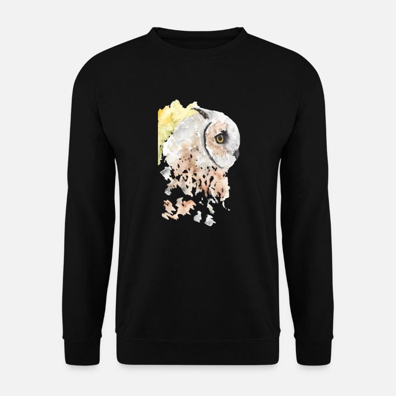Waldkauz - Unisex Pullover - Schwarz