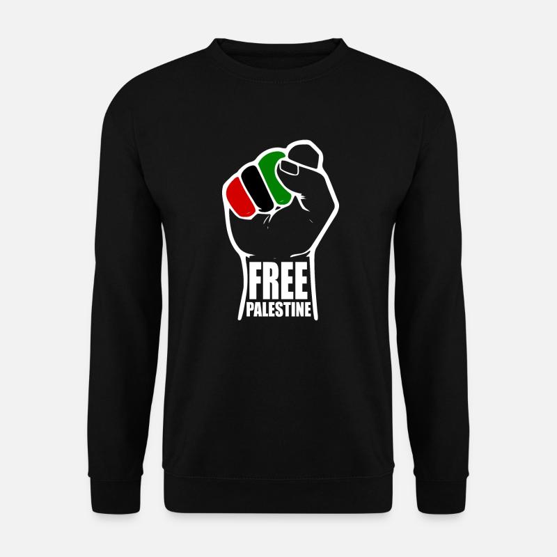 Free palestine - Unisex Pullover - Schwarz
