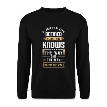 Work Profession Team - Unisex Sweatshirt - black - Front - Alina (178cm) & Michal (187cm)