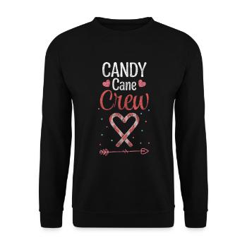 Candy Food Sweet tooth - Unisex Sweatshirt - black - Front - Alina (178cm) & Michal (187cm)