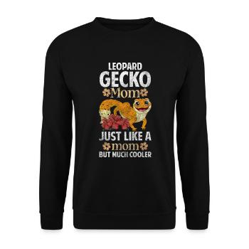 Reptilien Tropen Terrarium Süß - Unisex Pullover - Schwarz - Vorne - Alina (178cm) & Michal (187cm)