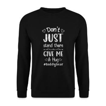 Teddy progéniture famille d’enfance - Sweat-shirt Unisexe - noir - Devant - Alina (178cm) & Michal (187cm)