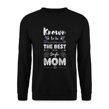 Parents Mother's Day - Unisex Sweatshirt - black - Front - Alina (178cm) & Michal (187cm)