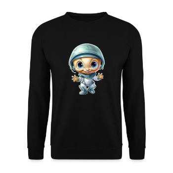 Oh non, le patron du centre d’appels n’en a aucune idée - Sweat-shirt Unisexe - noir - Devant - Alina (178cm) & Michal (187cm)