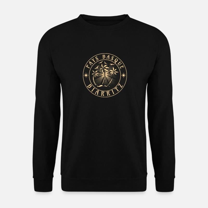 Biarritz Pays Baskenland Frankreich - Unisex Pullover - Schwarz