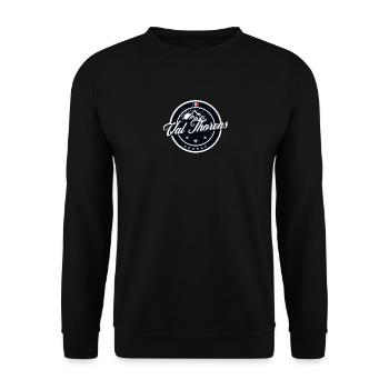 Val Thorens France Vintage Drapeau Français - Sweat-shirt Unisexe - noir - Devant - Alina (178cm) & Michal (187cm)