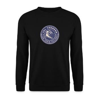 Val Thorens Ski - Sweat-shirt Unisexe - noir - Devant - Alina (178cm) & Michal (187cm)