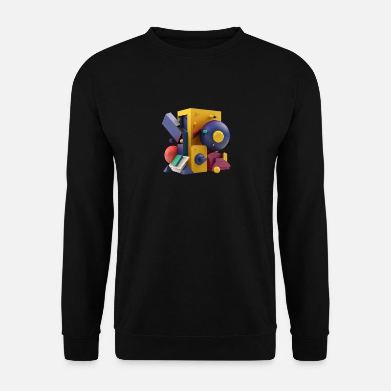 .3D - Unisex Sweatshirt - black