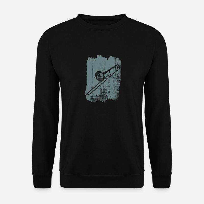 Trombone instrument - Unisex Sweatshirt - black