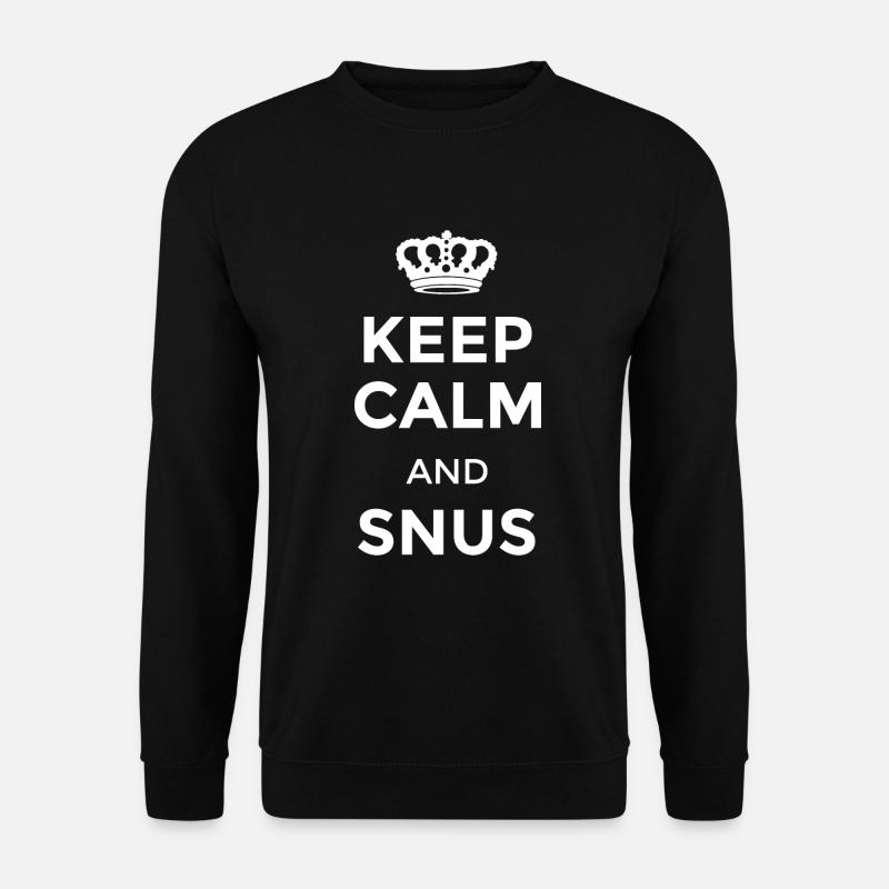 Snus Suède - Sweat-shirt Unisexe - noir