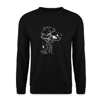 GORDON SETTER chien de chasse chiens de chasse chiens Wilsigns - Sweat-shirt Unisexe - noir - Devant - Alina (178cm) & Michal (187cm)