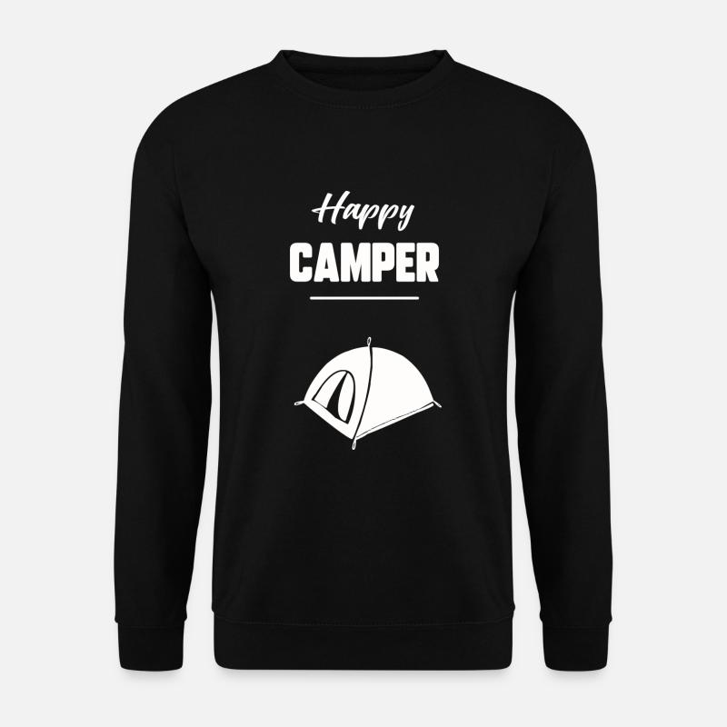 Happy camper - Unisex Sweatshirt - black