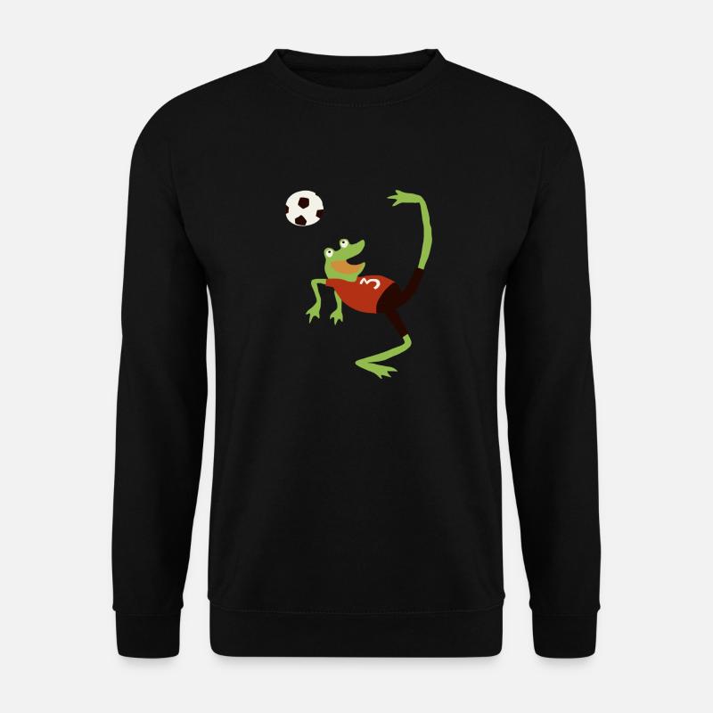 Fussballfrosch - Unisex Pullover - Schwarz