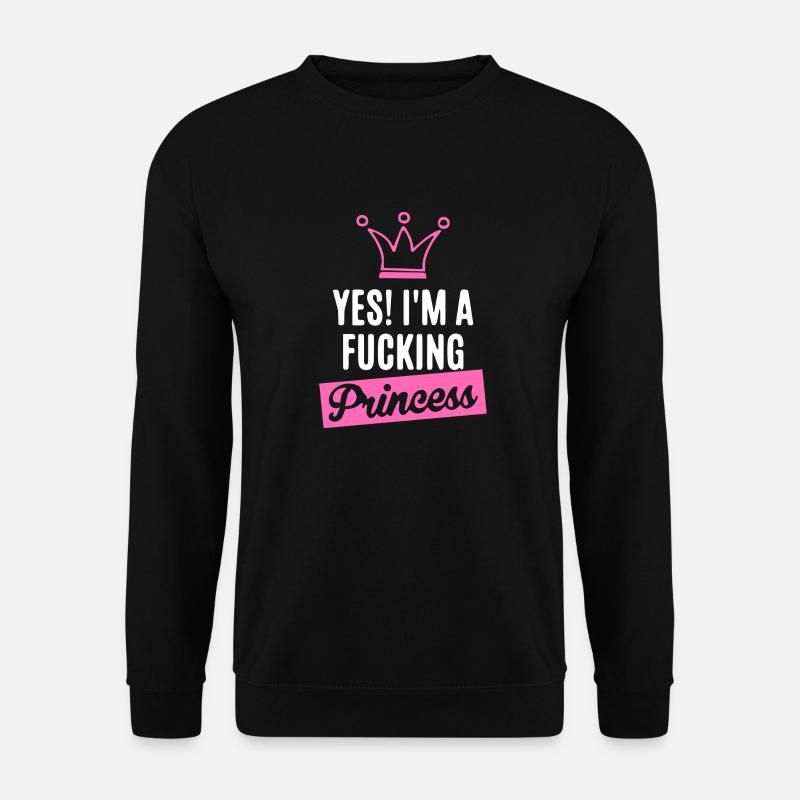 Ich bin eine PRINZESSIN!!! - Unisex Pullover - Schwarz