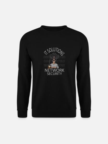 Network Security - IT - Computer - Netzwerk - Unisex Pullover - Schwarz