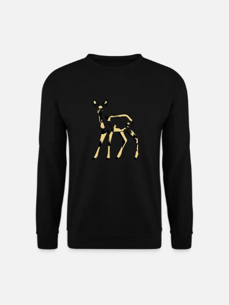 reh - Unisex Pullover - Schwarz