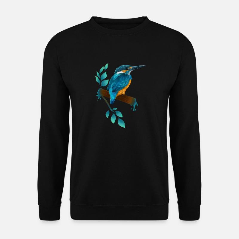 Eisvogel - Unisex Pullover - Schwarz