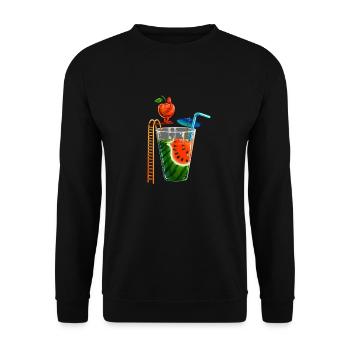 Watermelonpool - Unisex Pullover - Schwarz - Vorne - Alina (178cm) & Michal (187cm)