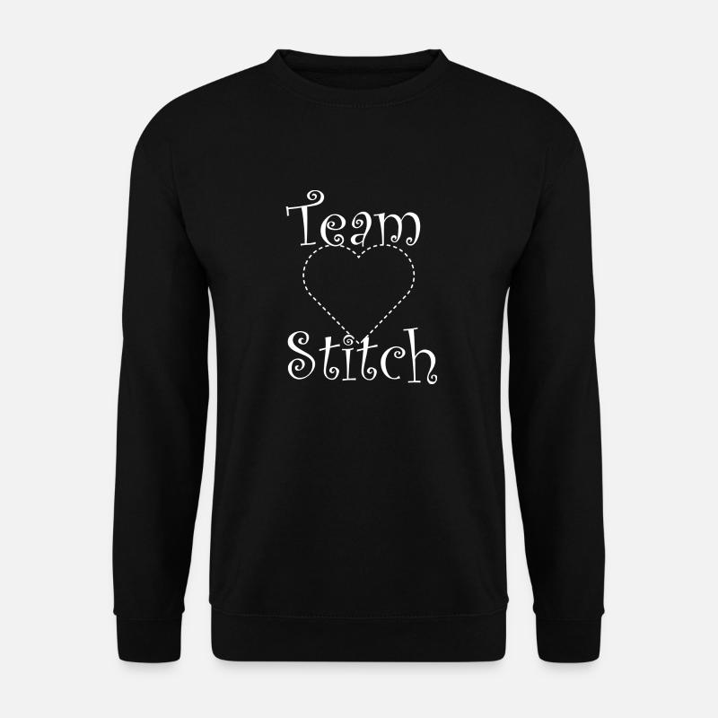 team stitch - Unisex Pullover - Schwarz