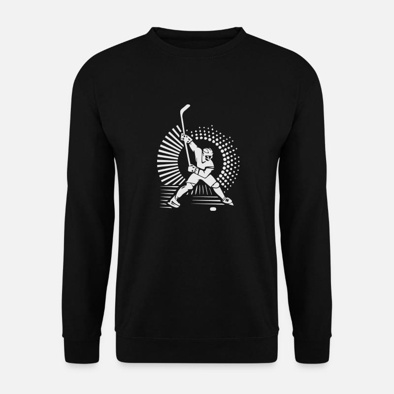Hockey Eishockey - Unisex Pullover - Schwarz