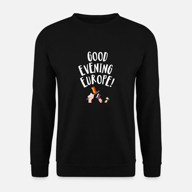 Guten Abend Europa - Unisex Pullover - Schwarz
