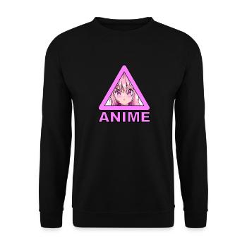 Anime - Sweat-shirt Unisexe - noir - Devant - Alina (178cm) & Michal (187cm)