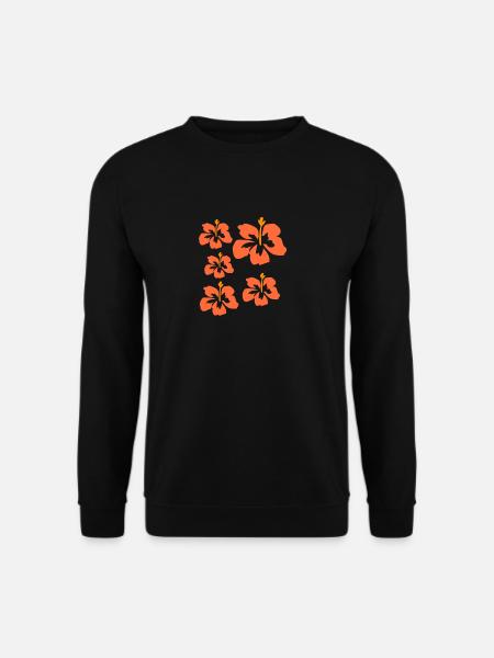 Hawaii flower beach beach gift - Unisex Sweatshirt - black