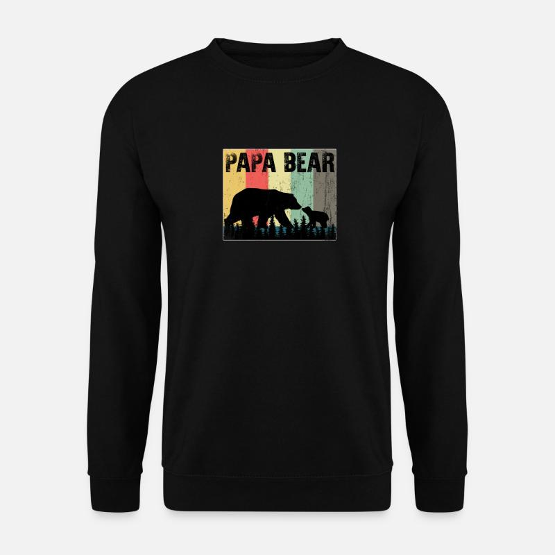 Papa Bear - Unisex Sweatshirt - black