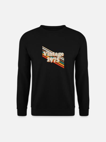 Retro Vintage 1975 - Unisex Sweatshirt - black