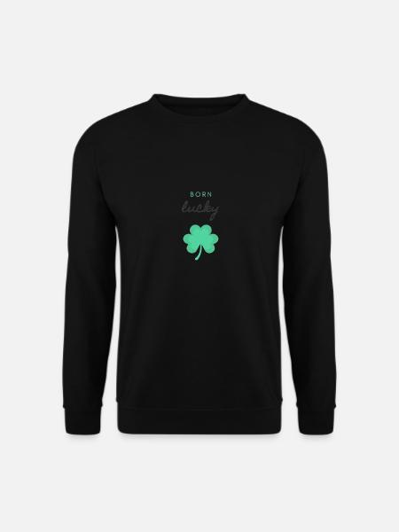 Born lucky - Unisex Sweatshirt - black