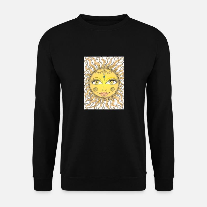Sun - Unisex Sweatshirt - black