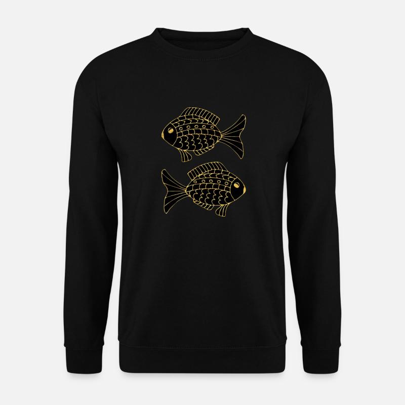 Fisch - Unisex Pullover - Schwarz